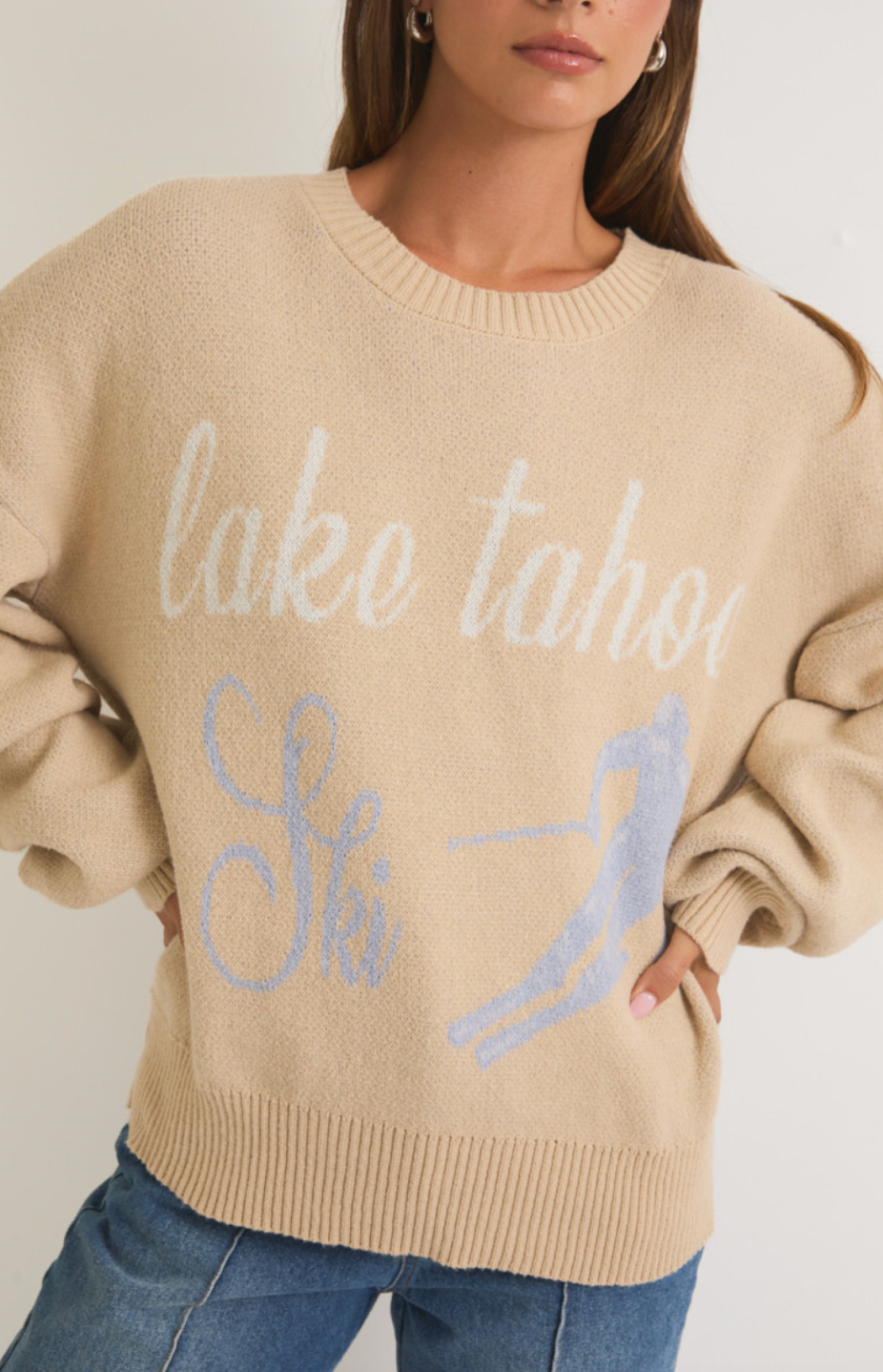 Lake Tahoe Ski Sweater