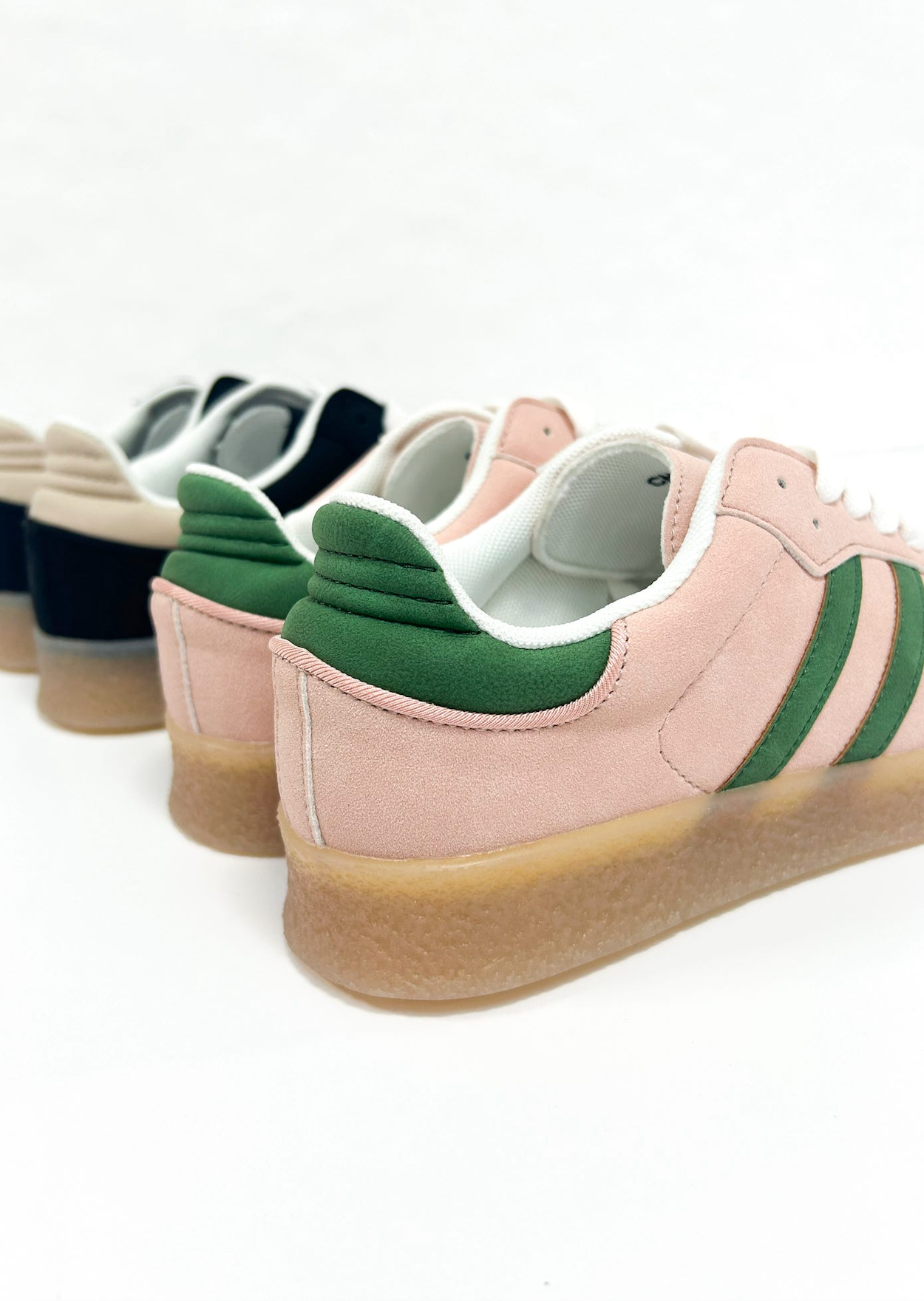 Christi Double Stripe Sneakers Black