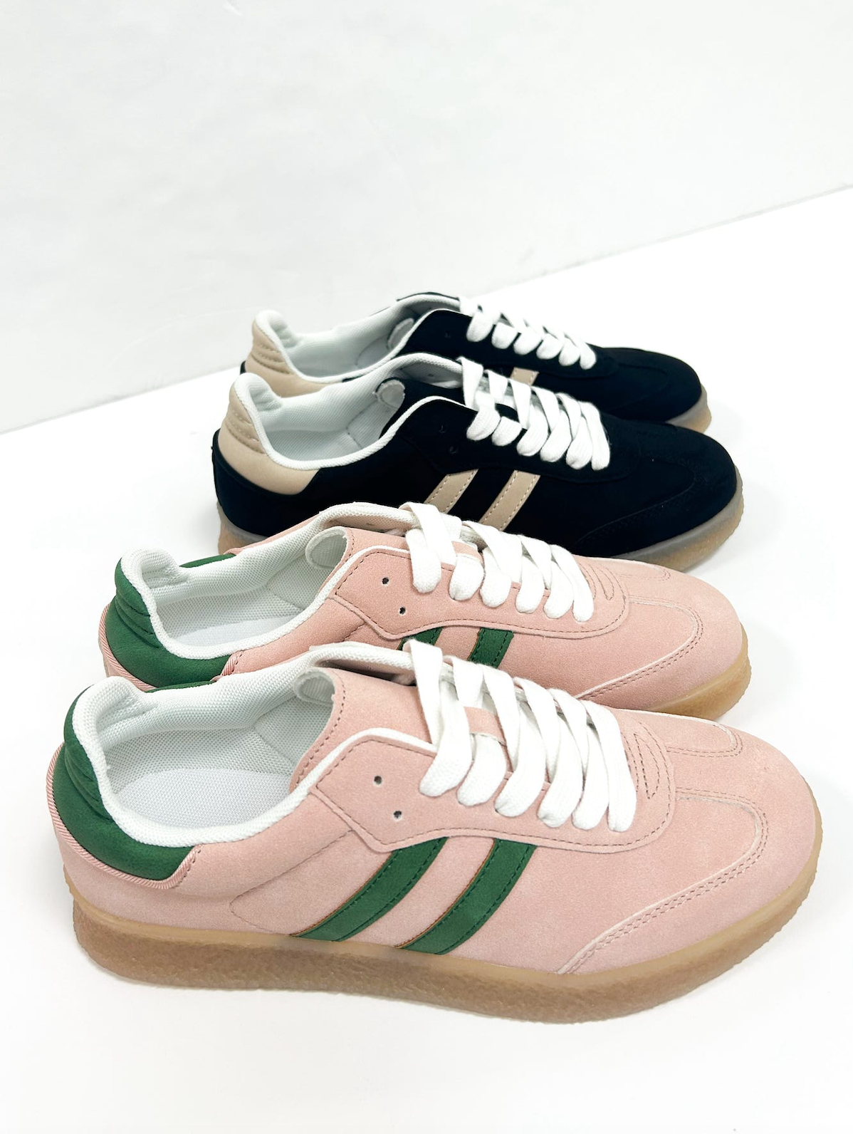 Christi Double Stripe Sneakers Black
