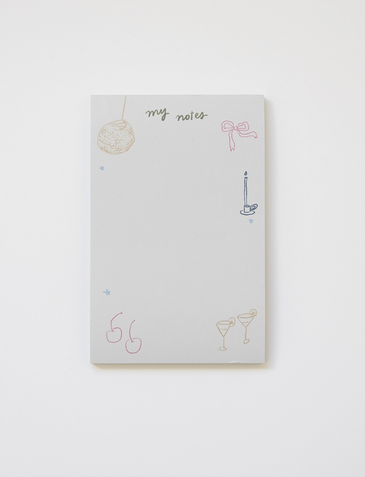 Disco Bow Notepad