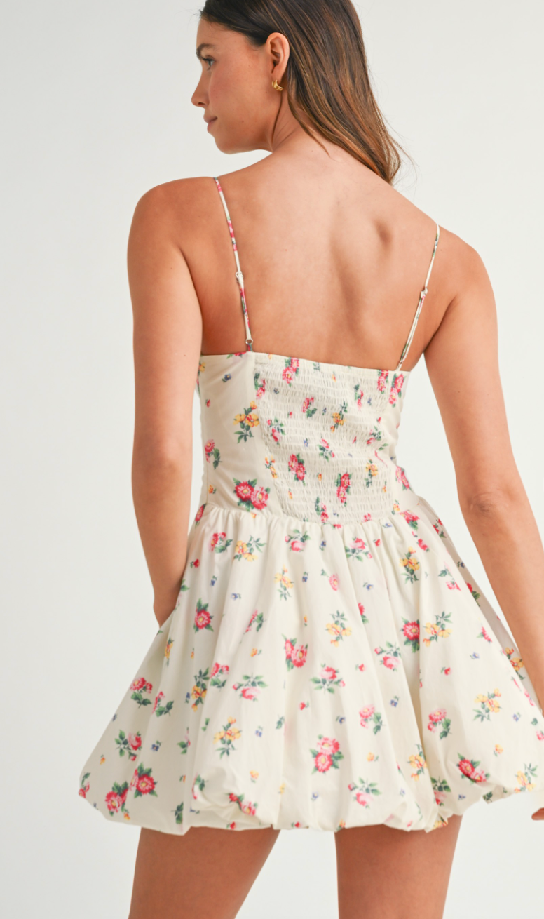 Tilly Floral Bubble Hem Dress