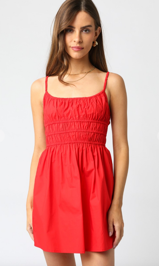 Delaney Red Dress