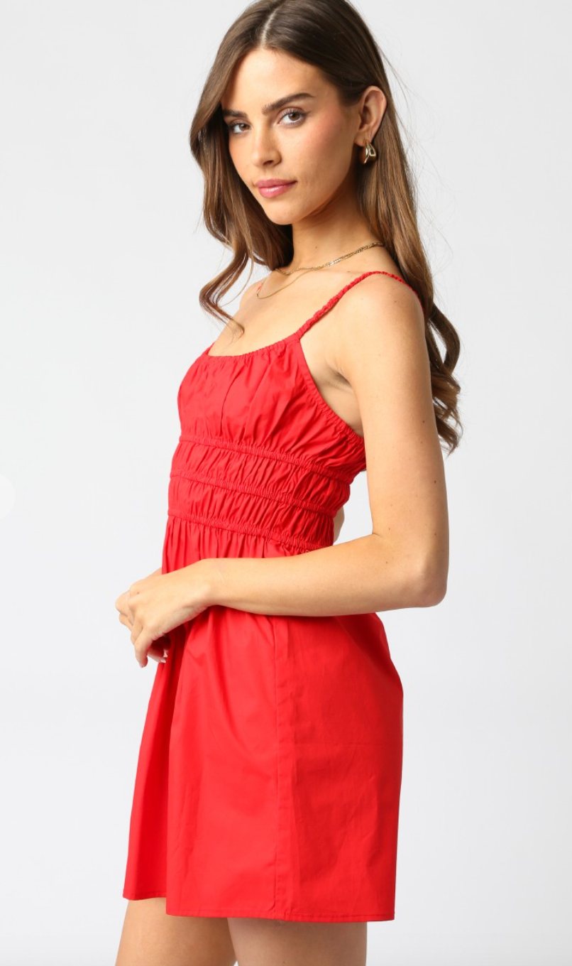Delaney Red Dress