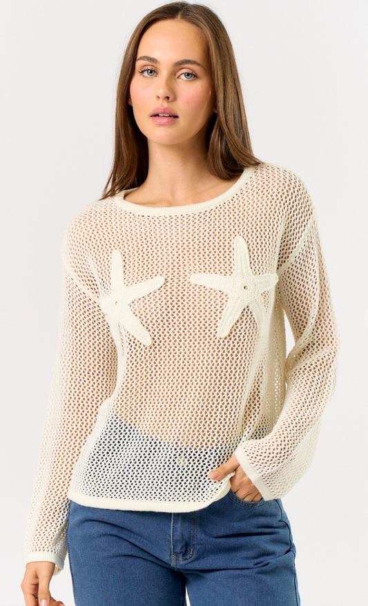 Starfish Crochet Cover Up