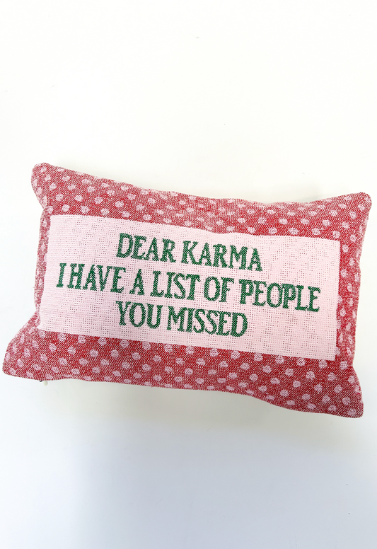 Dear Karma Lumbar Pillow