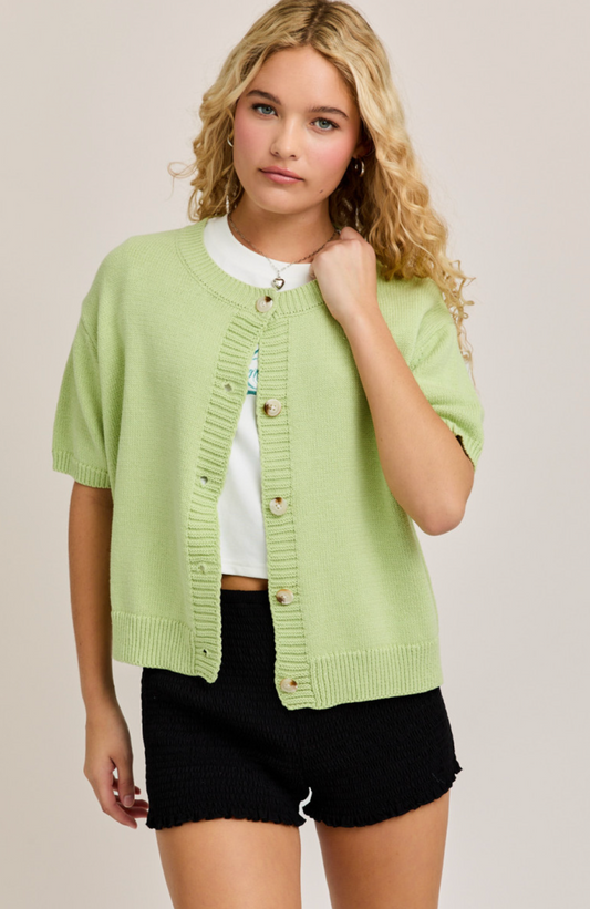 Mandy Buttons Cardigan Top