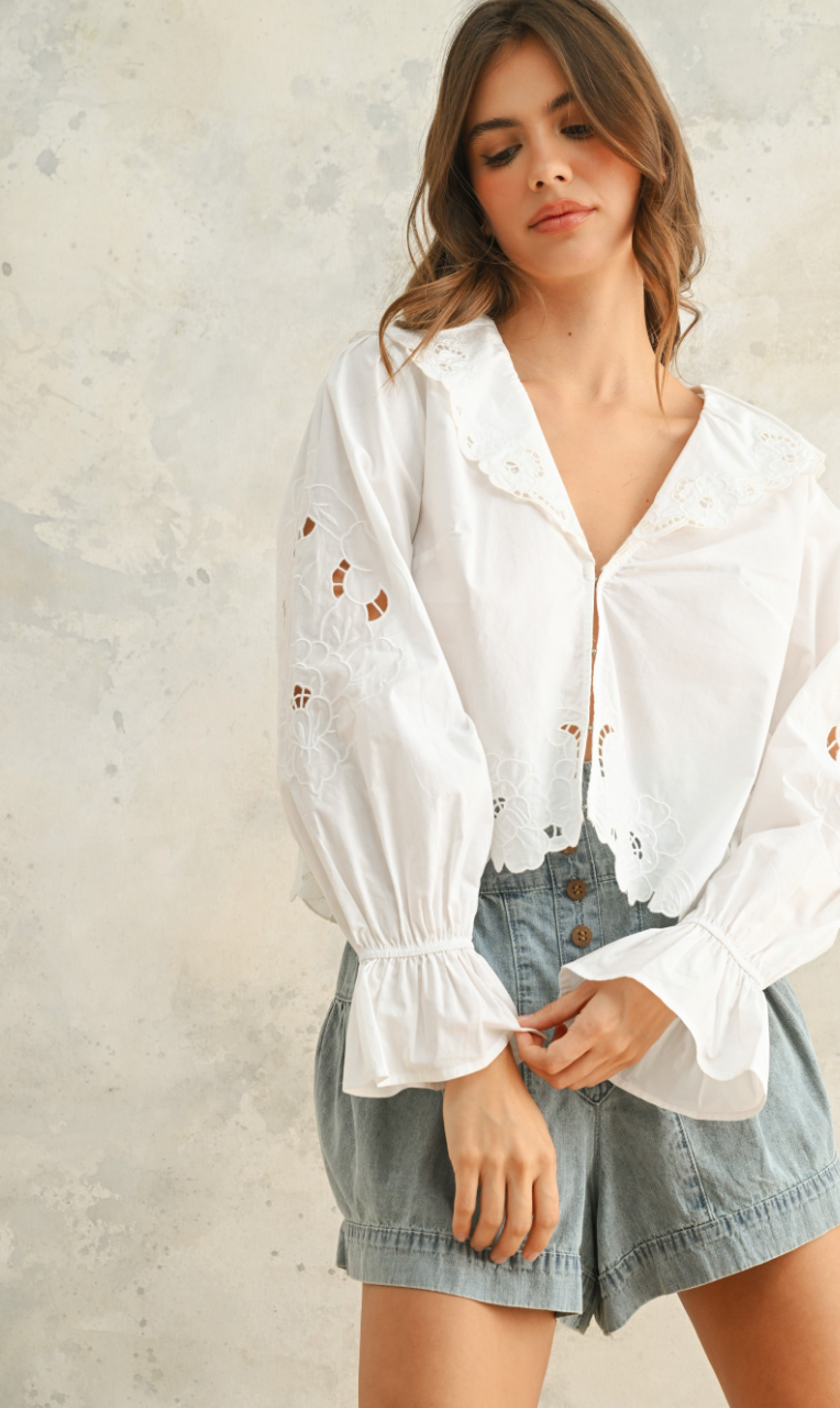 Reese Eyelet Blouse