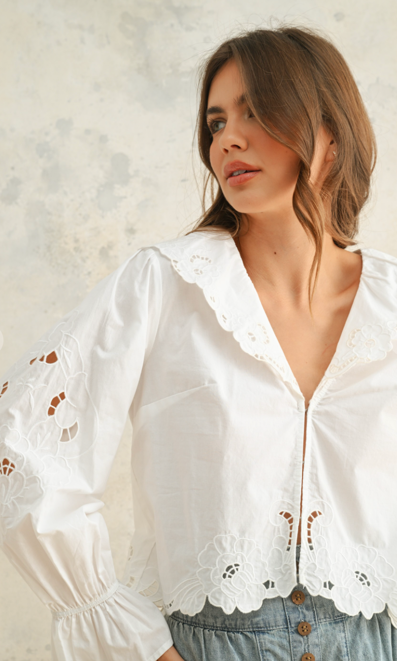 Reese Eyelet Blouse