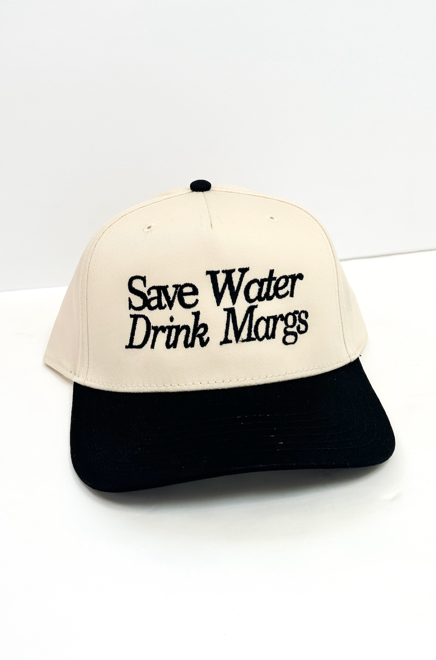 Drink Margs Vintage Trucker Black