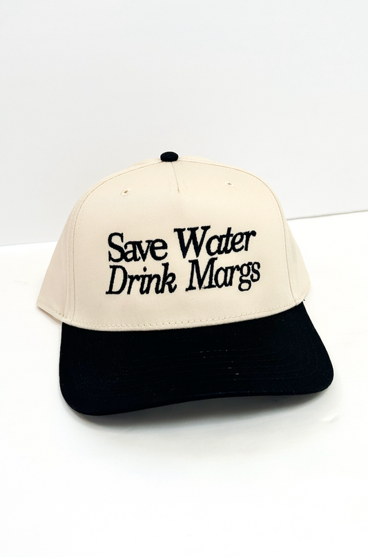 Drink Margs Vintage Trucker Black