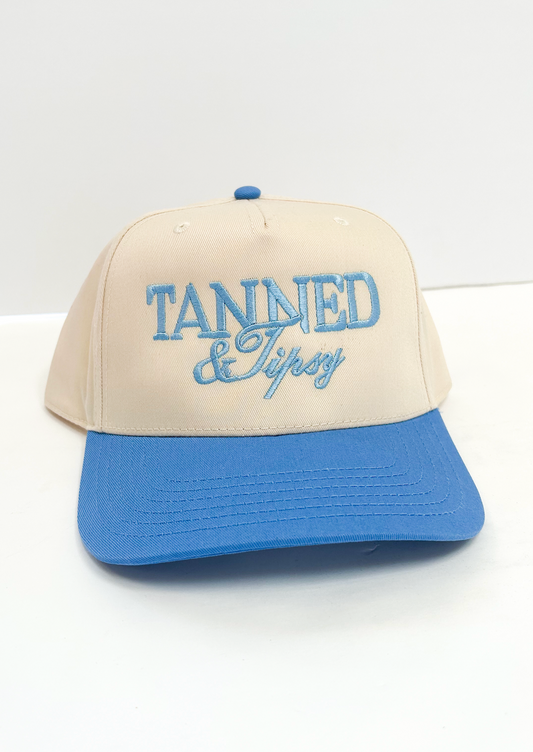 Tanned + Tipsy Vintage Trucker Blue