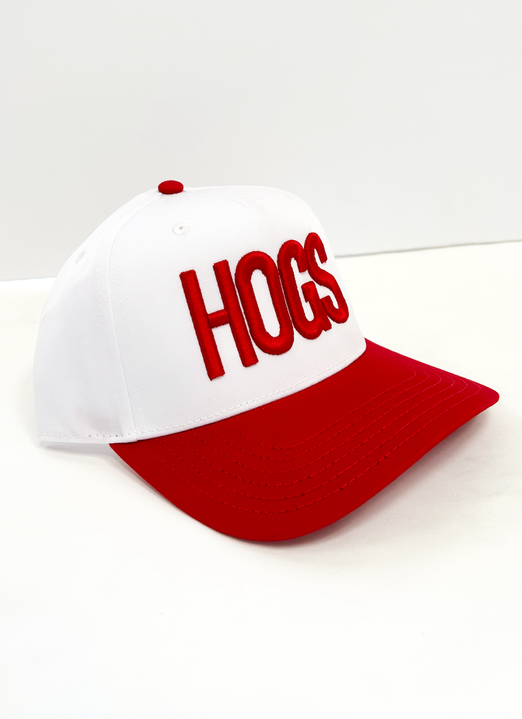 HOGS Puff Vintage Trucker Red