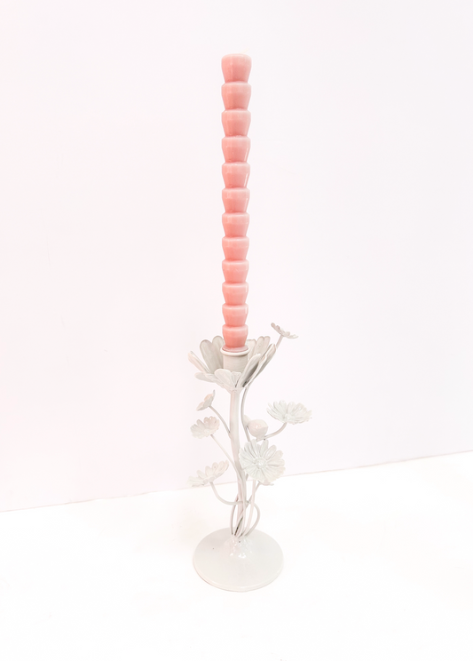 Metal Flower Taper Holder