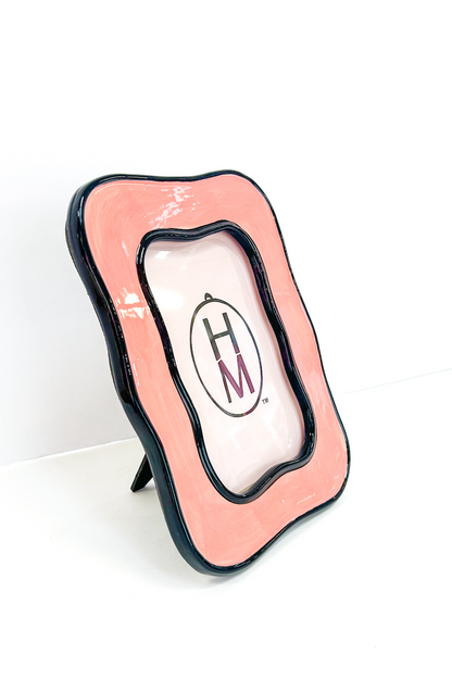 Stoneware Frame Pink/Black - Clothe Boutique