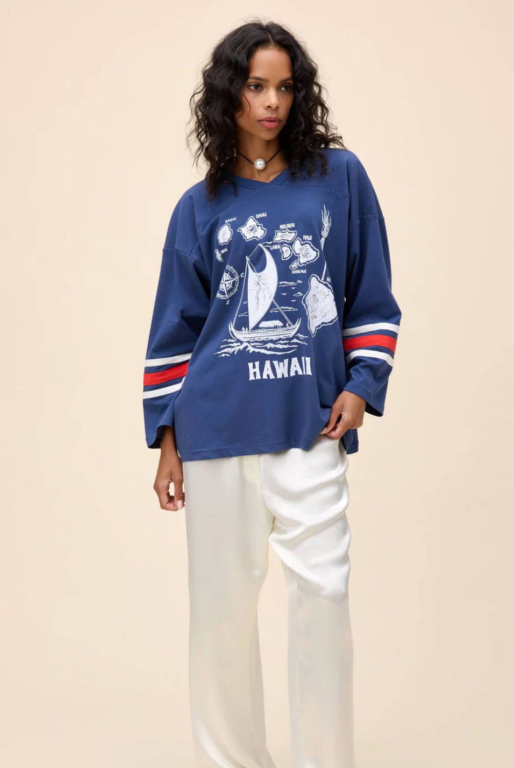 Hawaii Map Hockey Jersey