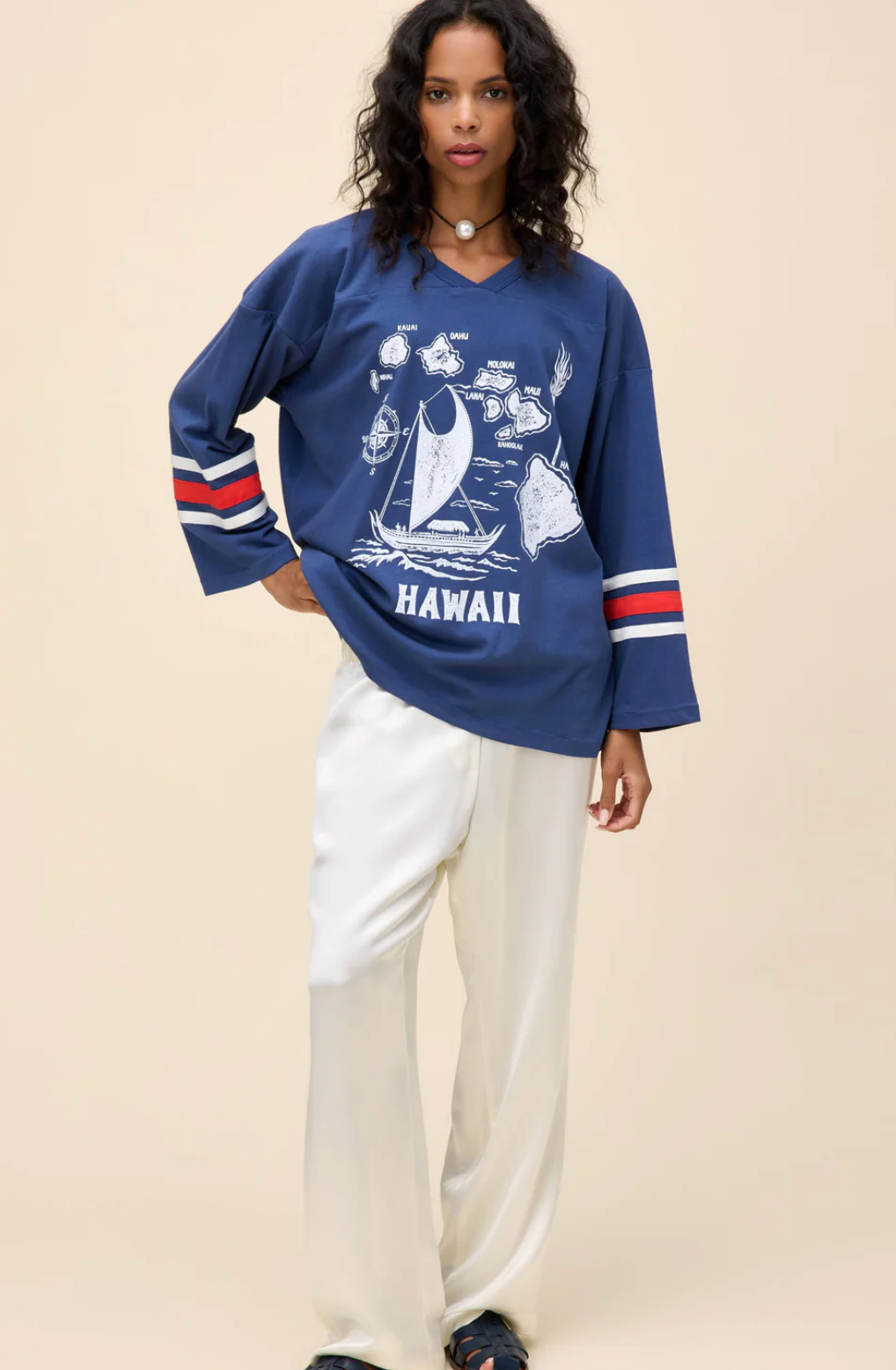 Hawaii Map Hockey Jersey