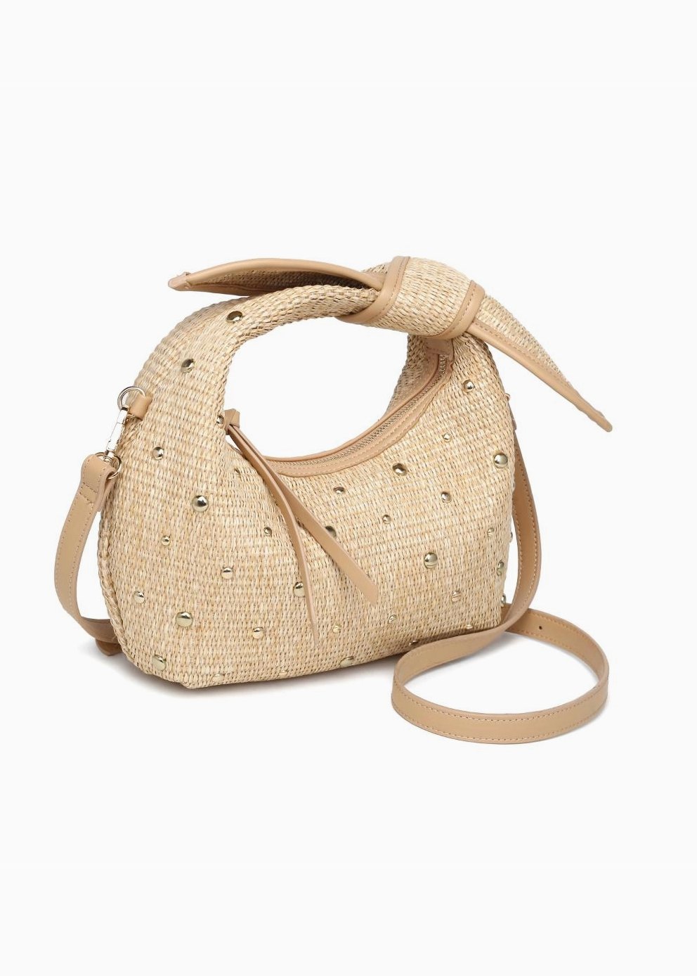Paloma Knot Straw Purse