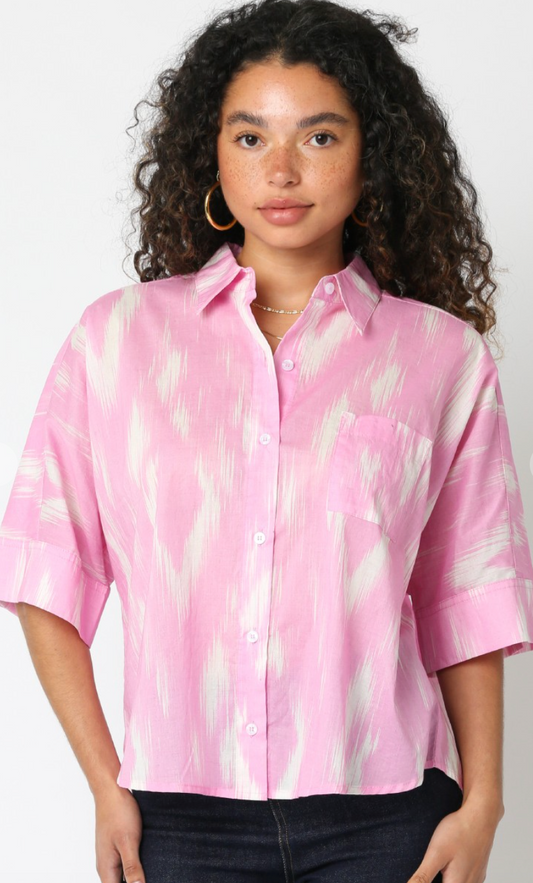 Nora Painted Print Shirt