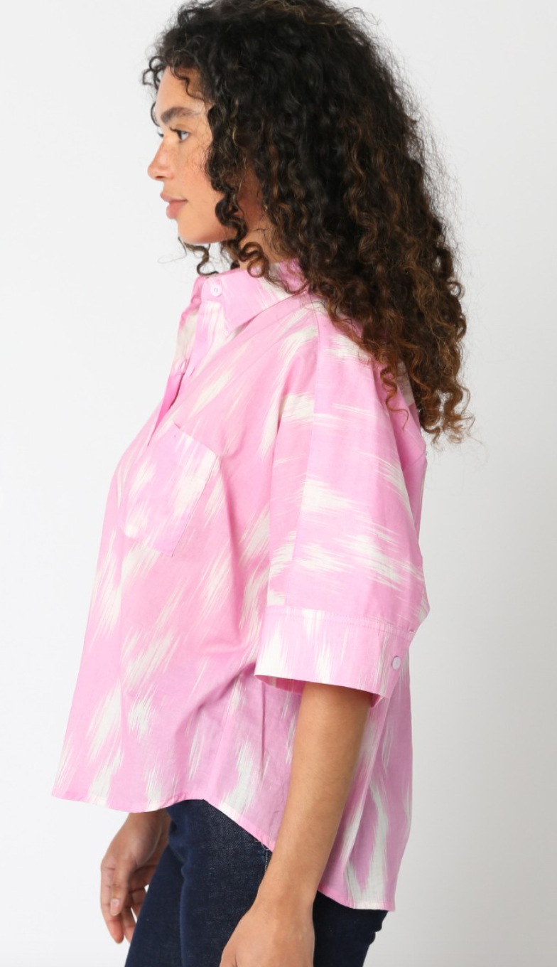 Nora Painted Print Shirt
