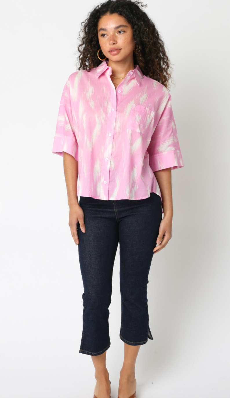 Nora Painted Print Shirt