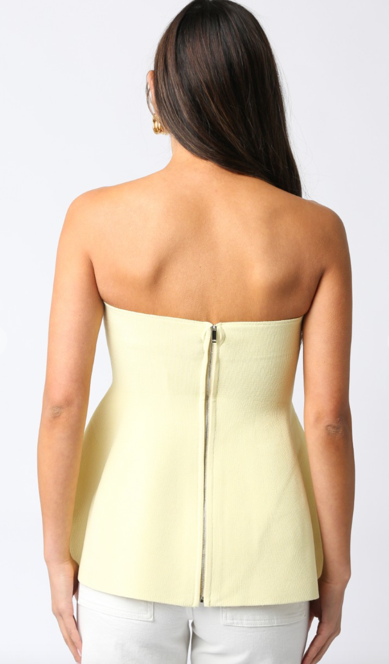 Butter Yellow Sweater Top