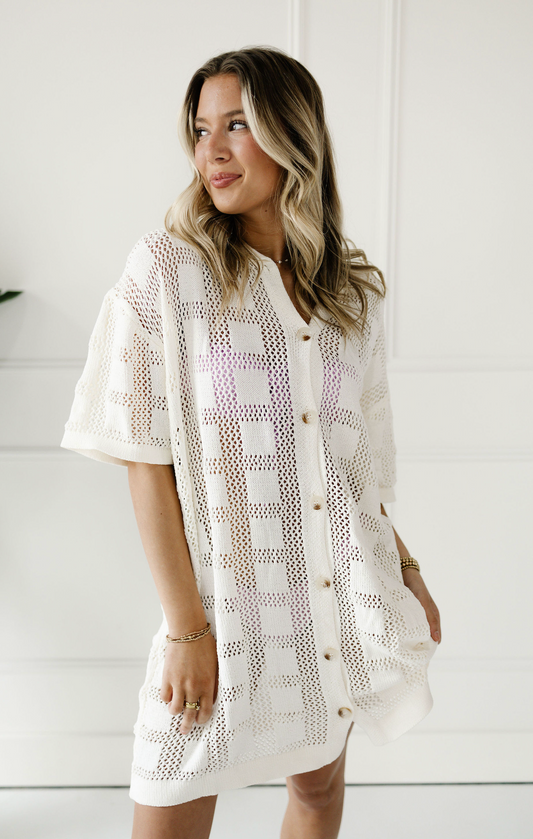 Heidi Crochet Cover Up Dress