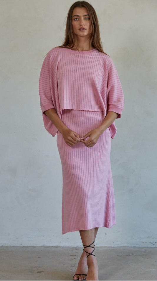 Landry Pink Dress & Top Set of 2