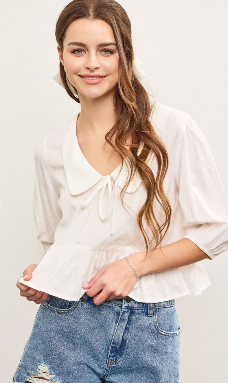 Peter Pan Collar Blouse