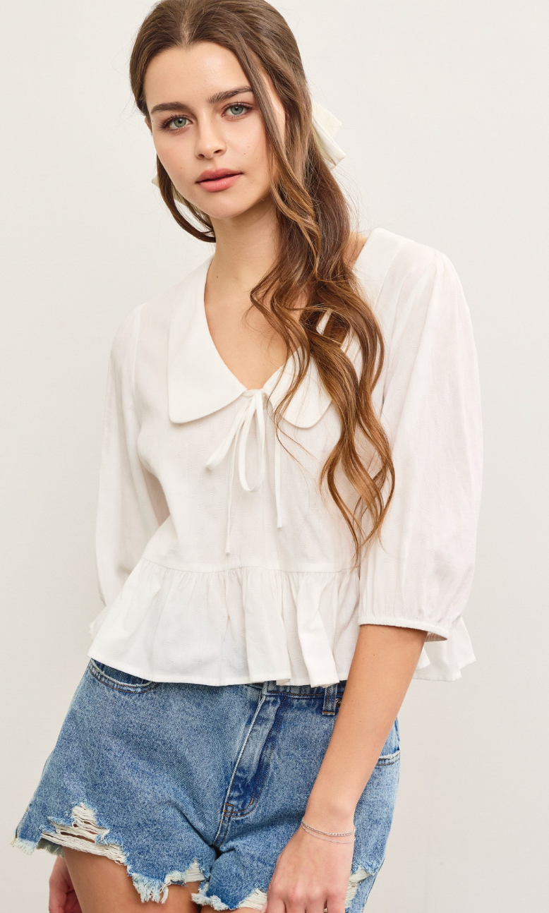 Peter Pan Collar Blouse