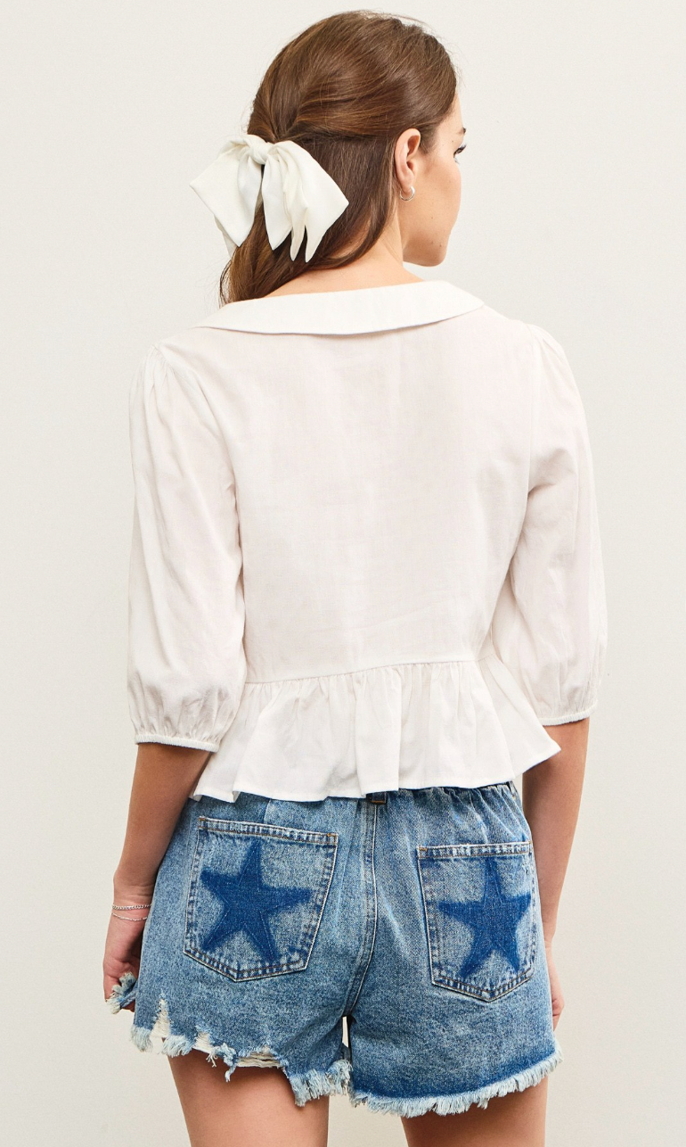 Peter Pan Collar Blouse