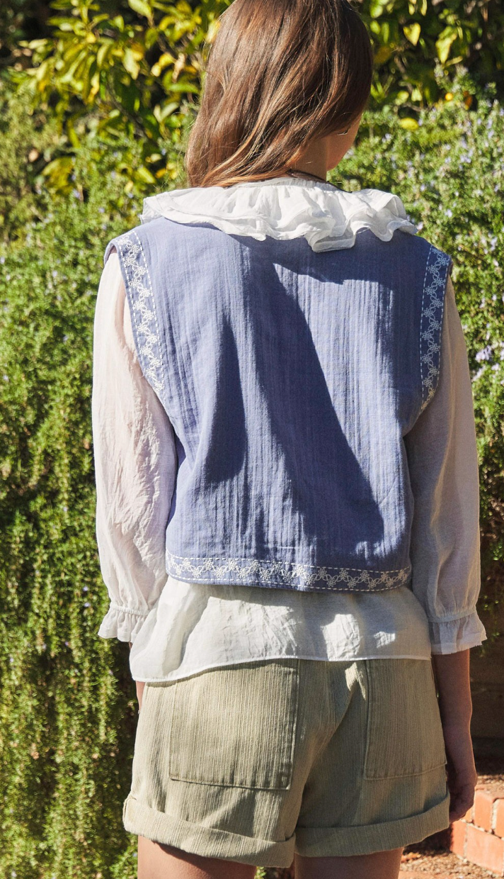 Juniper Embroidered Vest