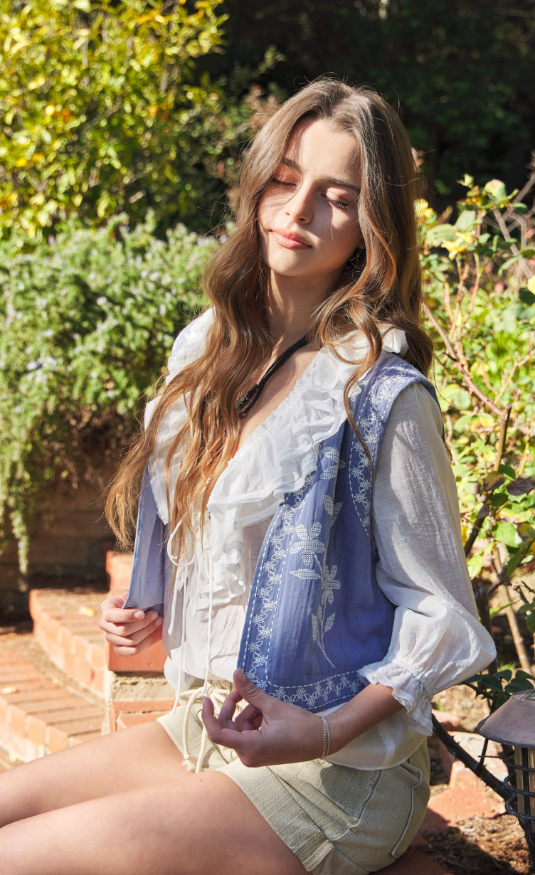 Juniper Embroidered Vest