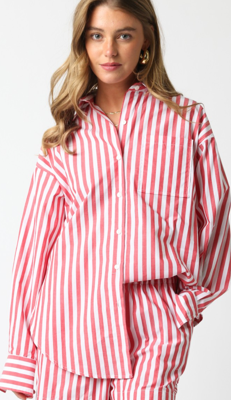 Billie Stripe Shirt & Shorts Set of 2