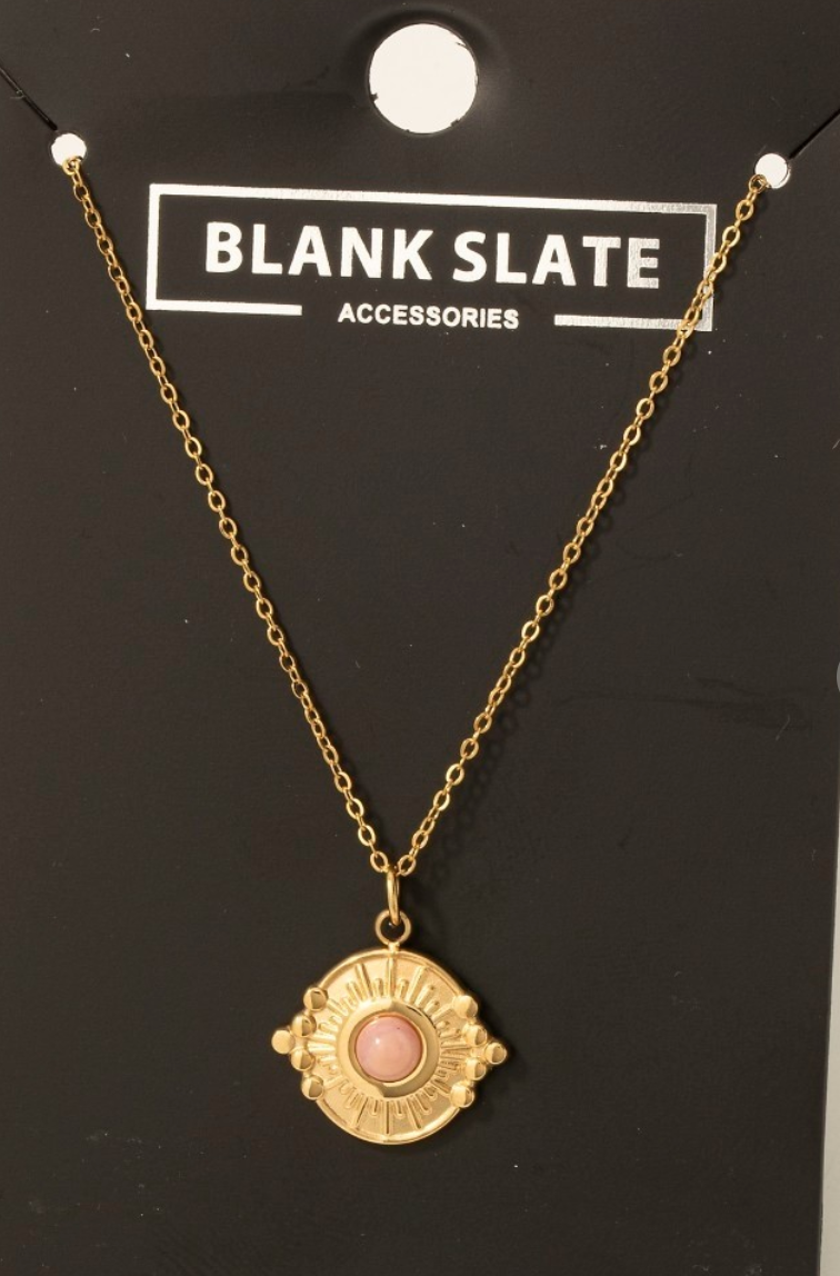 Round Stone Pendant
