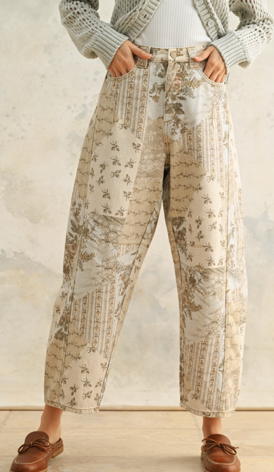 Mixed Prints & Patterns Pants