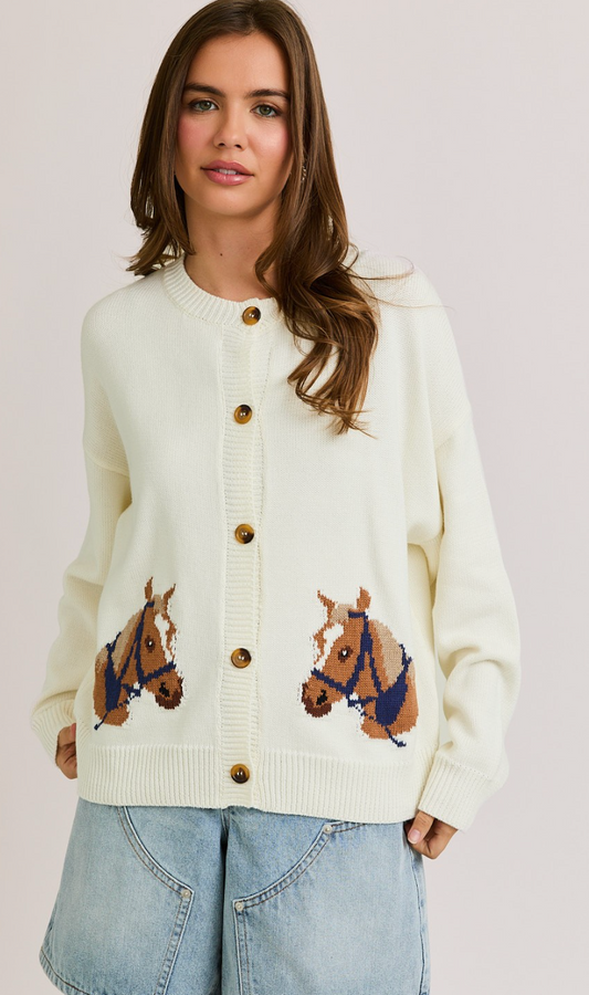 Hold Your Horses Cardigan