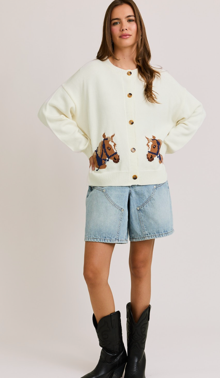 Hold Your Horses Cardigan