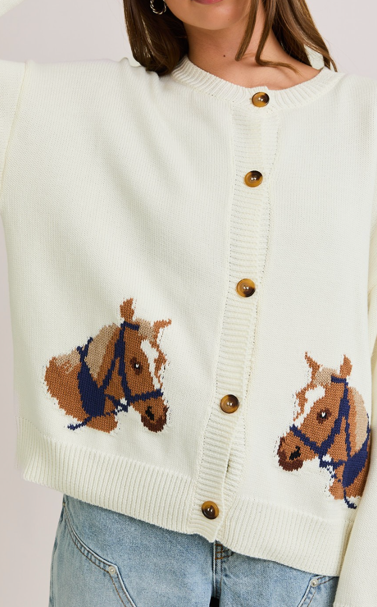 Hold Your Horses Cardigan