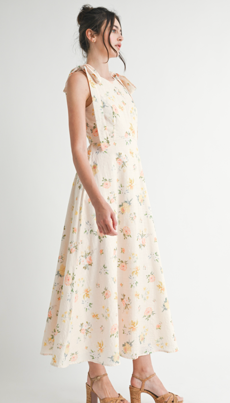 Stella Floral Midi Dress