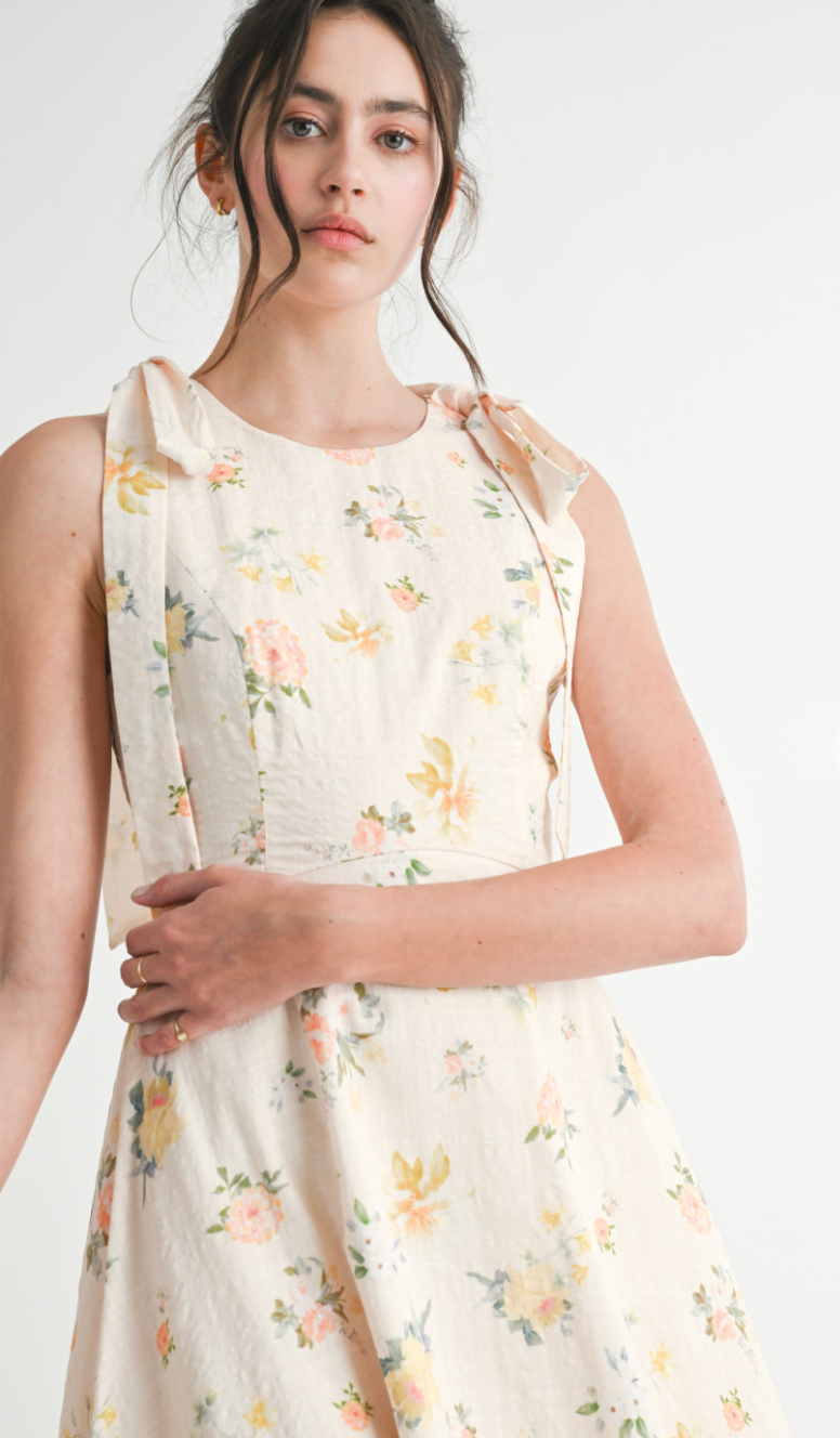 Stella Floral Midi Dress