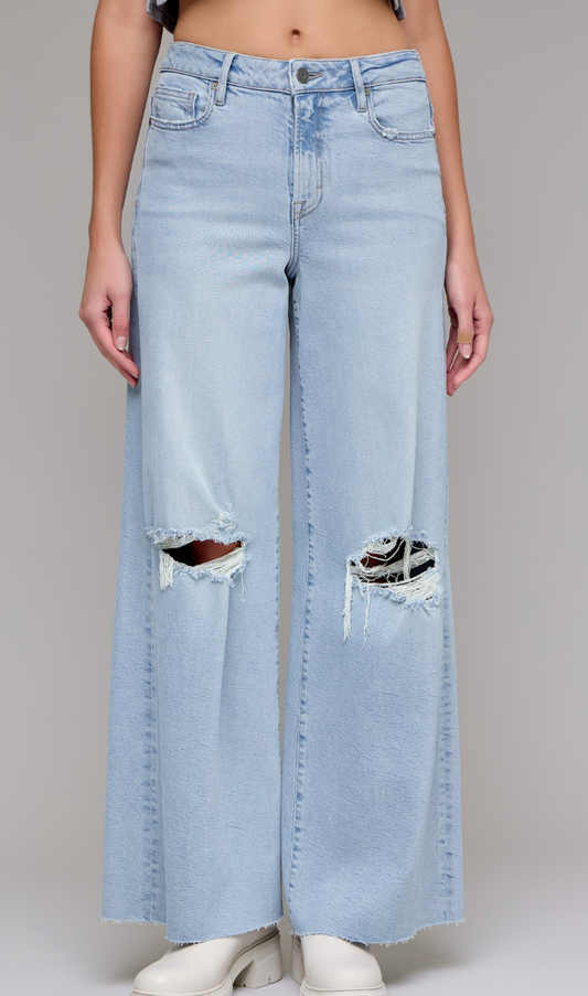 Nori High Rise Distressed Jeans