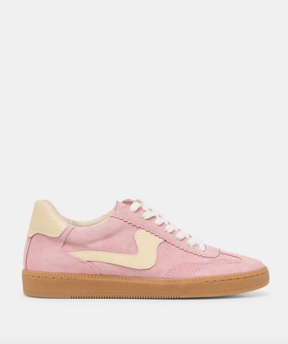 Dolce Vita Notice Pink Suede Sneakers - Clothe Boutique
