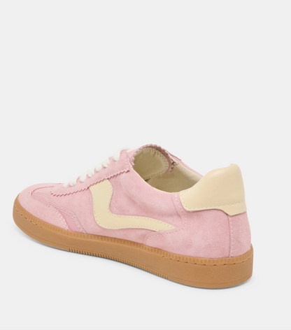Dolce Vita Notice Pink Suede Sneakers - Clothe Boutique
