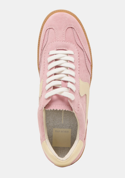 Dolce Vita Notice Pink Suede Sneakers - Clothe Boutique