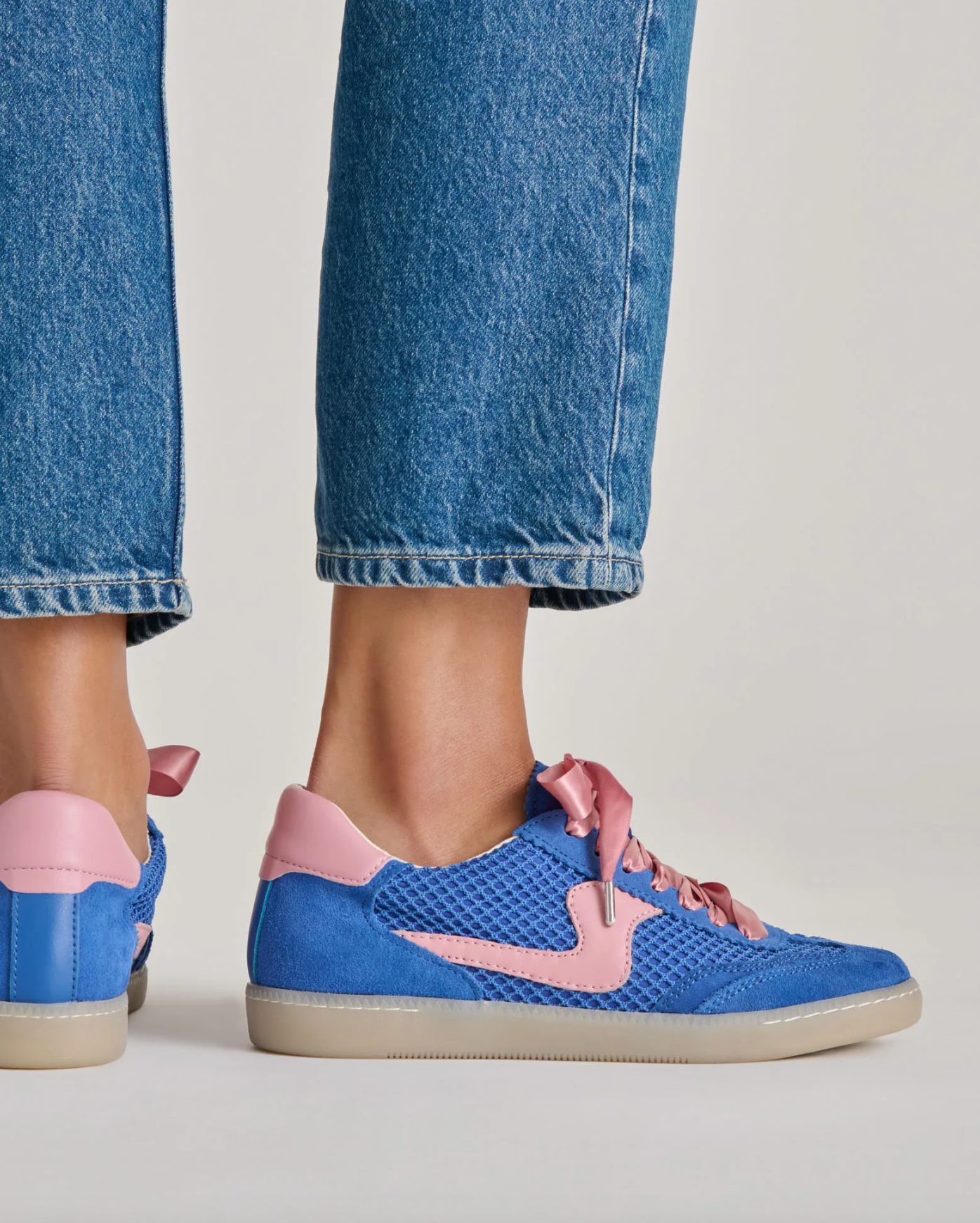 Dolce Vita Notice Blue Mesh Sneakers