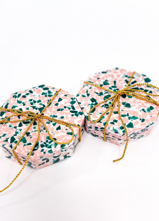 Terazzo Resin Coasters