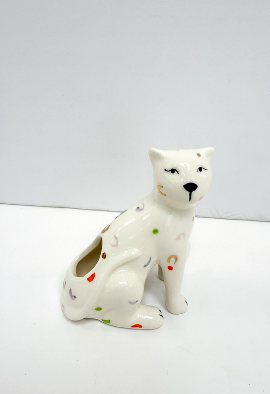 Match Holder Colorful Leopard