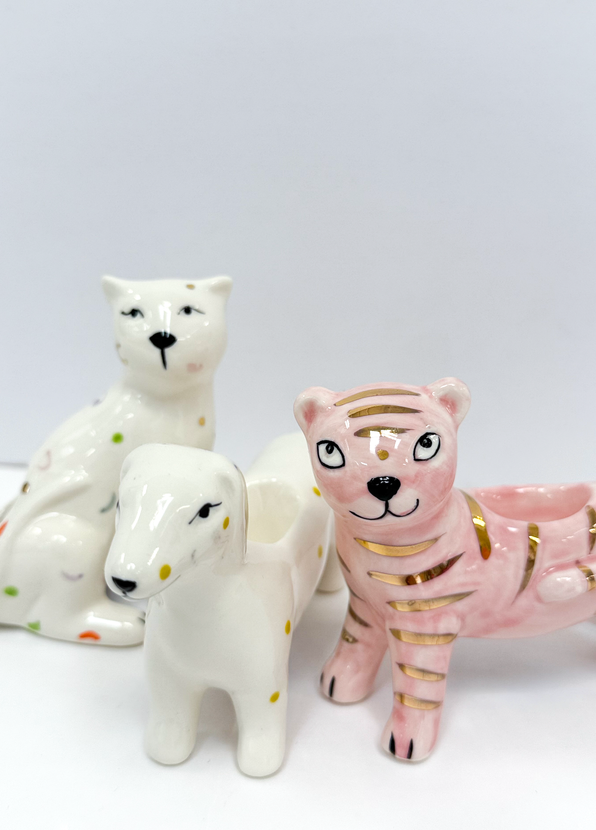 Match Holder Colorful Leopard