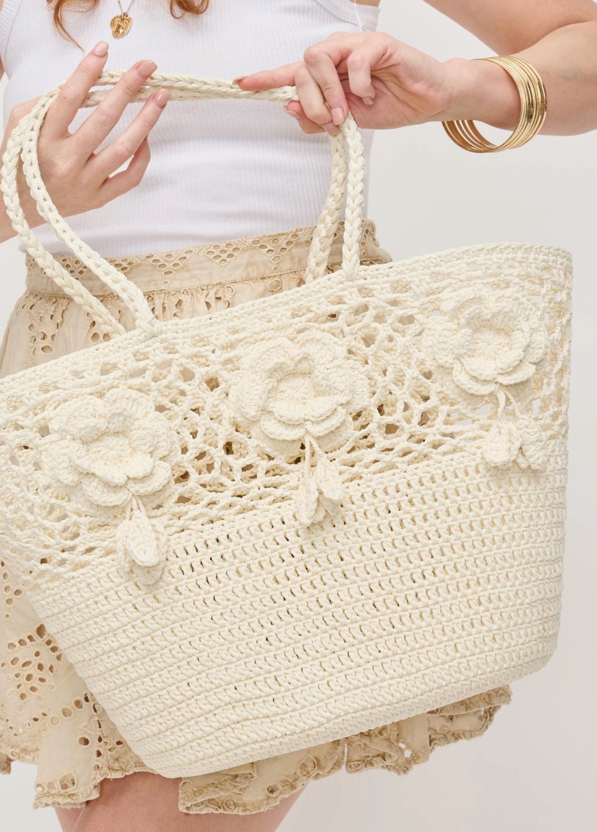 Hampton Flower Tote – Clothe Boutique - Main Image