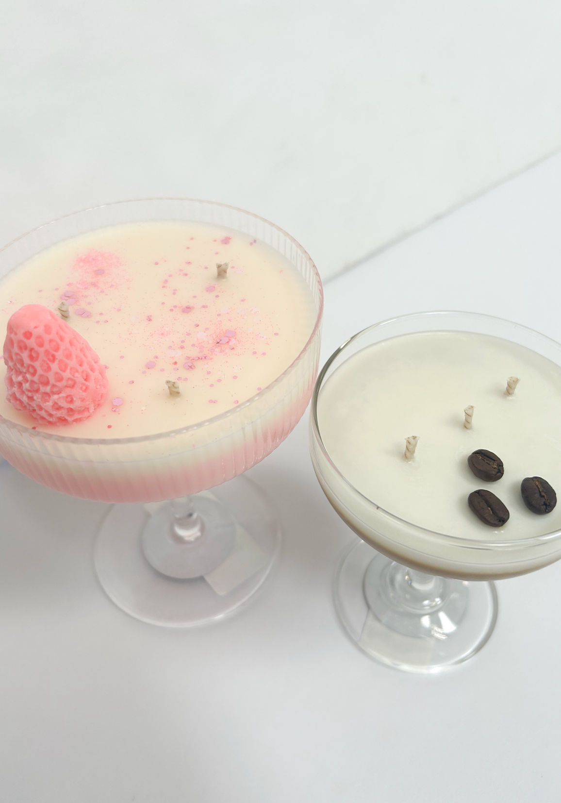 Strawberries & Cream Martini Candle